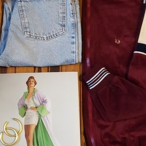 Vintage Christian Dior Velour Track Jacket